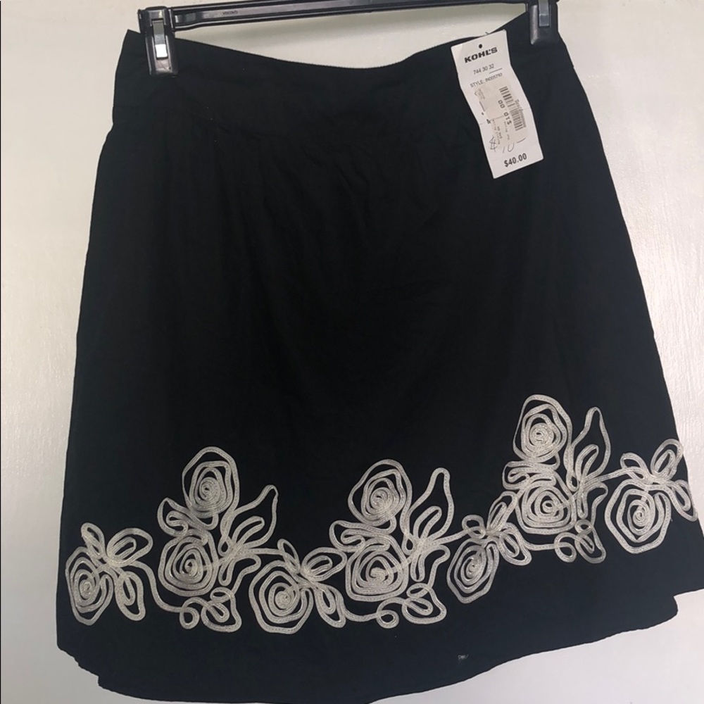 NWT black skirt